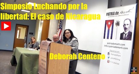 Deborah Centeno - Simposio Luchando por la libertad: El caso de Nicaragua