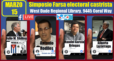 Invitación al Simposio Farsa electoral castrista