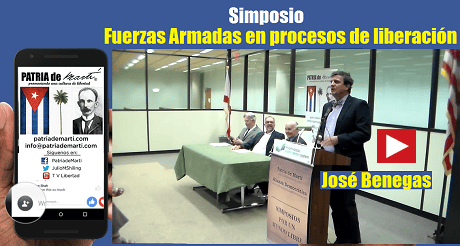 José Benegas Simposio Fuerzas Armadas en procesos de liberación
