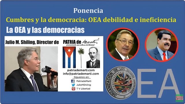 Julio M Shiling Ponencia Cumbres y la democracia