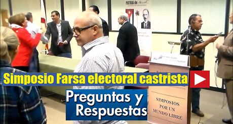 Preguntas y Respuestas Simposio Farsa electoral castrista