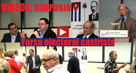 Videos del Simposio Farsa electoral castrista