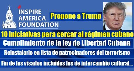 10 iniciativas para cercar al régimen cubano