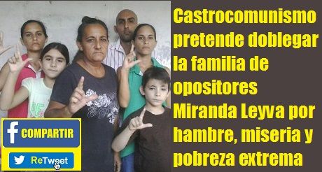 Castrocomunismo pretende doblegar por hambre a opositores
