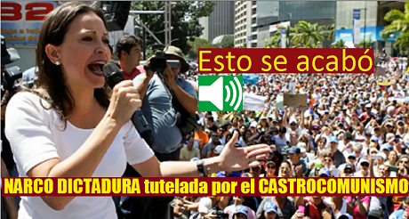 Esto se acabó Maria Corina Machado Narco Dictadura