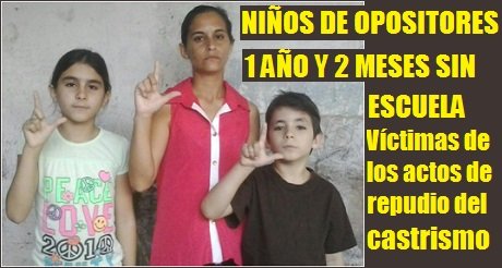 Hijos de opositores victimas del castrismo