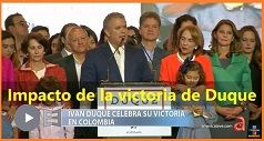 Impacto de la victoria de Duque