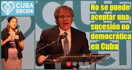No se puede aceptar una solución no democrática en Cuba