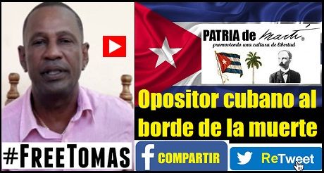 Opositor cubano al borde de la muerte, por falsa acusación