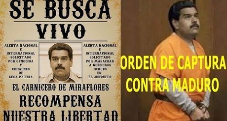Orden de captura a Maduro
