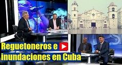 Reguetoneros e inundaciones en Cuba