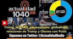 Trump, OTAN, nacionalismo, globalismo, relaciones Trump Obama Putin