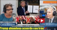 Trump cancela acuerdo nuclear con Irán