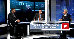 Trump en Twitter No más loterías. EEUU primero