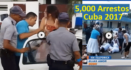 Arrestos políticos en Cuba