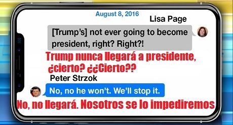 conspiración anti Trump de funcionarios del FBI