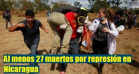 Represión en Nicaragua