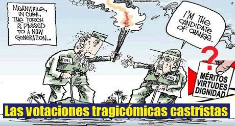 Votaciones tragicómicas castristas