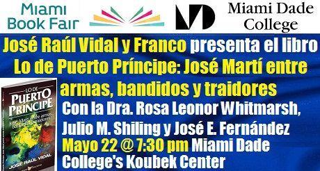 Invitacion Presentacion libro Lo de Puerto Principe Jose R Vidal