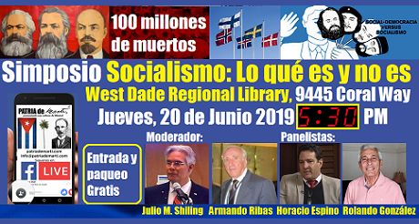 Invitacion al Simposio Socialismo lo que es y no es