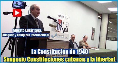 Simposio Constitucion cubana Alberto Luzarraga