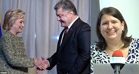 Alexandra Chalupa, Hillary, y Presidente de Ucrania