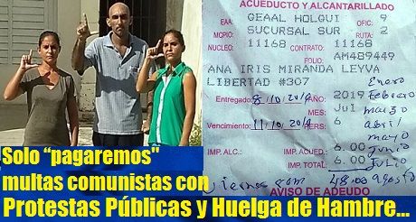 Amenazan a opositores con multas para encarcelarlos