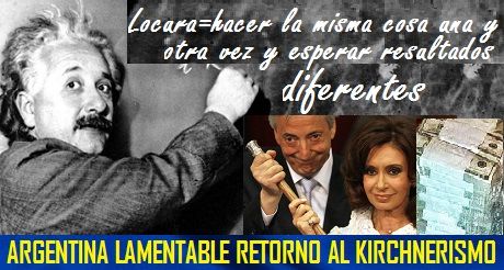 Argentina y su lamentable retorno al KIRCHNERISMO
