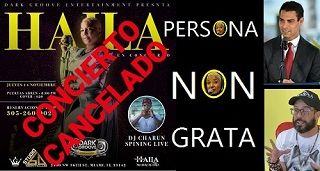 Cancelan concierto de Haila en Miami