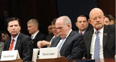 Comey John Brenna y James Clapper
