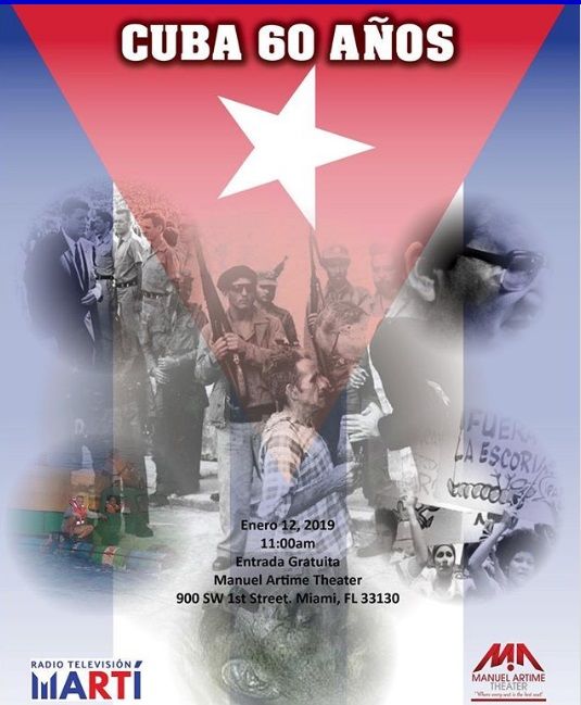 Cuba 60 Anos poster Invitacion