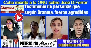 Cuba miente a la ONU sobre José Daniel Ferrer