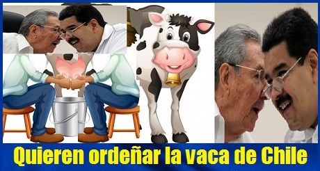 Cuba y Venezuela quieren ordeñar la vaca próspera de Chile