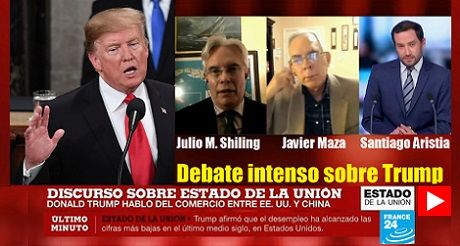 Debate intenso sobre Trump Discurso de la Union