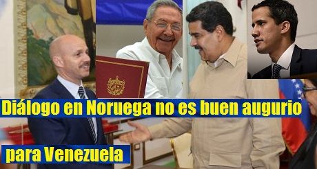 Dialogo en Noruega no es buen augurio para Venezuela