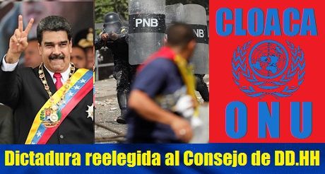 Venezuela reelegida a la CLOACA del Consejo de DD.HH