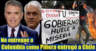 Duque: no entregue a Colombia como Piñera entregó a Chile