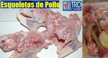 Esqueletos de pollo