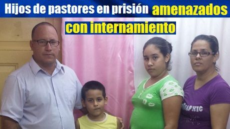 Hijos de pastores en prision amenazados con internamiento