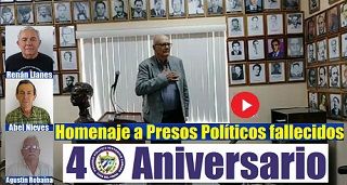 Homenaje a Presos Políticos fallecidos en el exilio