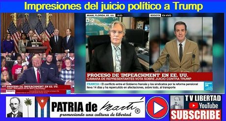 Impresiones del juicio político a Trump
