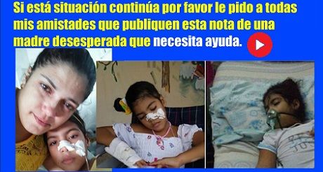 Madre cubana pide ayuda médica para su hija