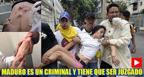 Maduro es un criminal y tiene que ser juzgado