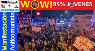 Manifestación en Miami convocada por Otaola. WOW! 95% eran jovenes
