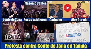 Ota-Hola: Protesta contra Gente de Zona en Tampa y concierto de Haila en Miami