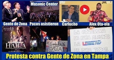 Ota-Hola: Protesta contra Gente de Zona en Tampa y concierto de Haila en Miami