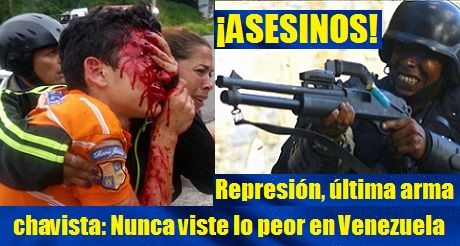 Represión, última arma chavista: Nunca viste lo peor en Venezuela