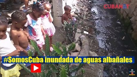 Somos Cuba inundada de aguas albanales