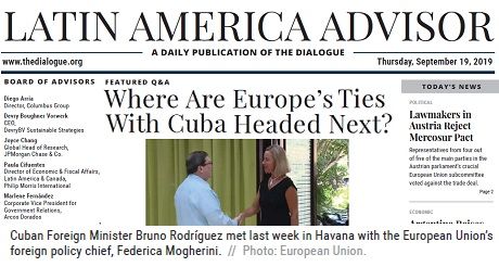 Where Are Europe’s Ties With Cuba Headed Next Comentario sobre las relaciones de Cuba-UE