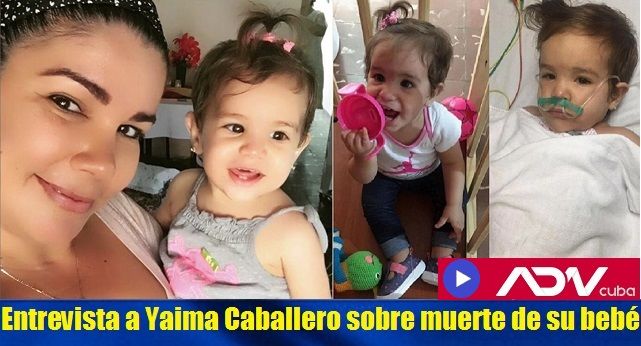 entrevista a madre de bebe fallecida por vacuna en Cuba
